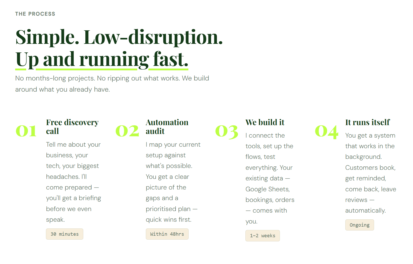 LessFaff.uk — product